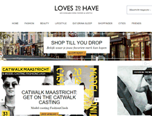 Tablet Screenshot of lovestohave.com